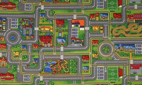 Tapison za djecu – cesta i grad