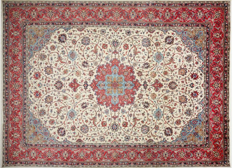 Perzijski tepih – ručno tkan luksuzni vuneni tepih 418 x 308 cm