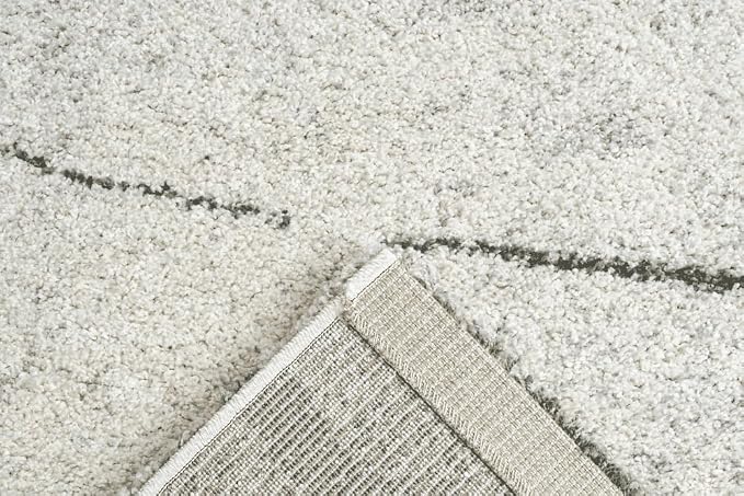 Tepih HARI 3123, moderan sivo zeleni polučupavi tepih od 100% PP Heatset materijala s apstraktnim uzorkom i višim florom od 25 mm