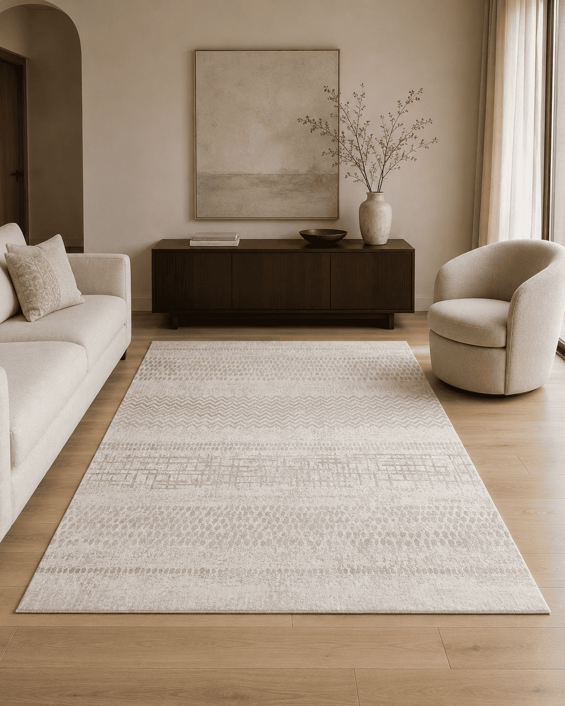 tepih GENT BILIG, moderni tepih, svijetli tepih, bež tepih, krem tepih, sivi tepih, neutralni tepih, elegantni tepih, tepih za dnevni boravak, tepih za spavaću sobu, tepih za blagovaonicu, tepih za apartman, teksturirani tepih, mekani tepih, 100% PP Heatset, polipropilenski tepih, OEKO TEX tepih, SMETA tepih, belgijski tepih, tepih lak za održavanje, tepih za moderan interijer
