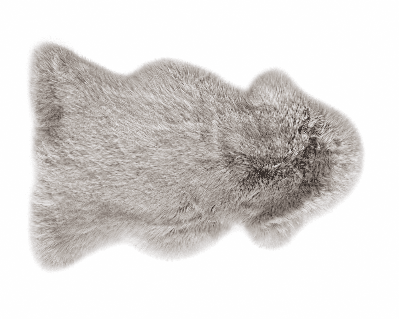 Siva janjeća koža 65x104 cm od prave australske merino vune