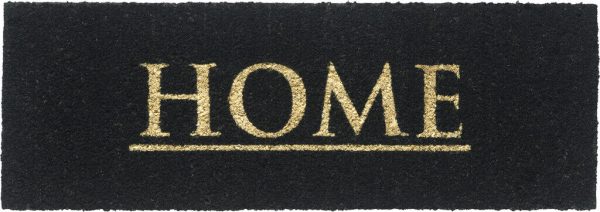 Kokosov Otirač HOME BLACK 26×75 cm
